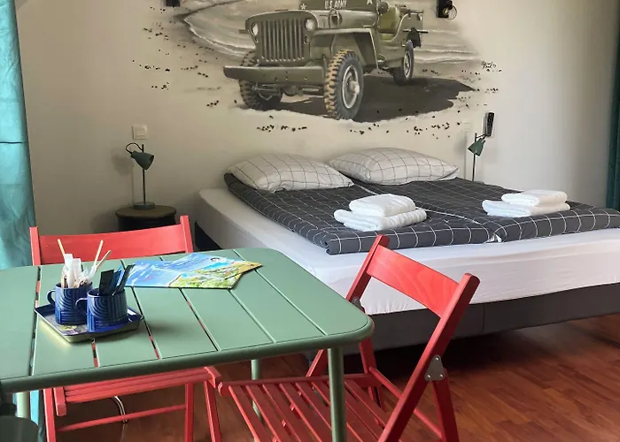 Le Sherman Penzion Colleville-sur-Mer